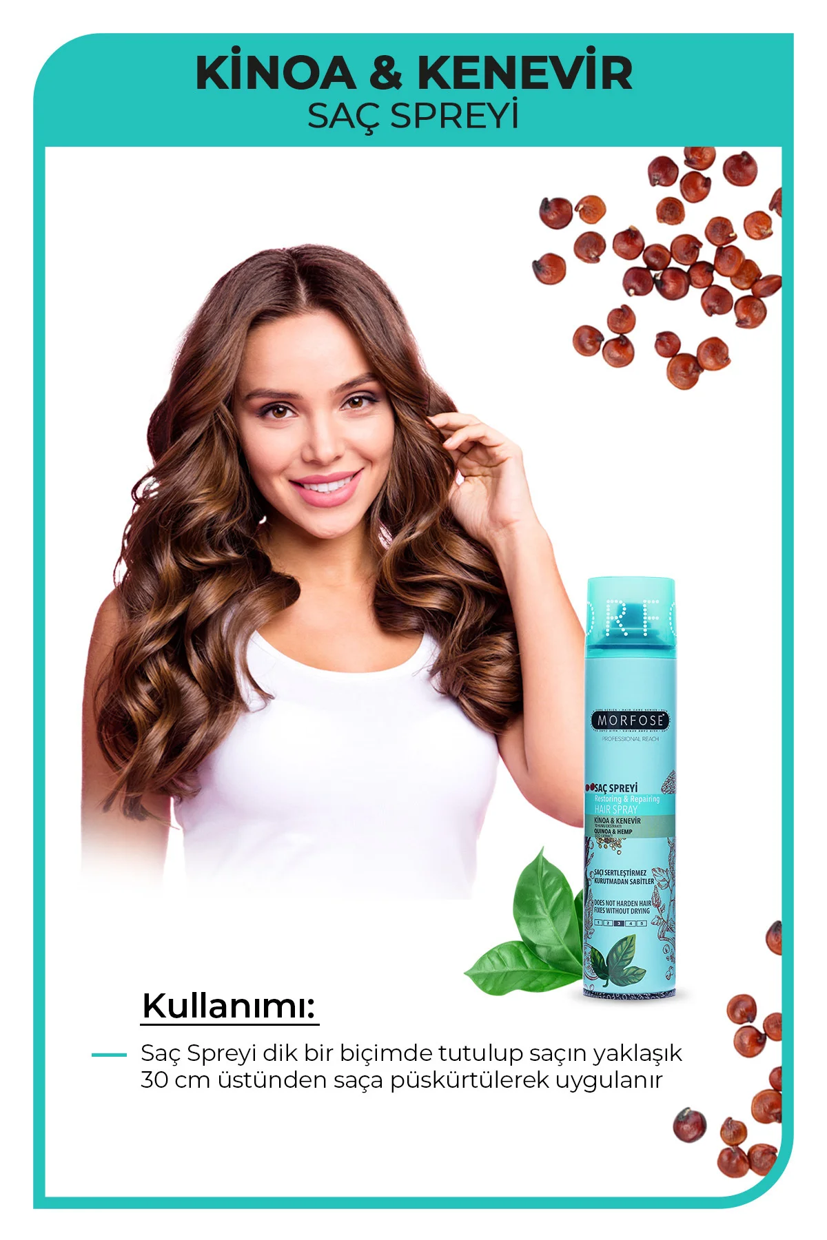 Kinoa Saç Spreyi 250 ml