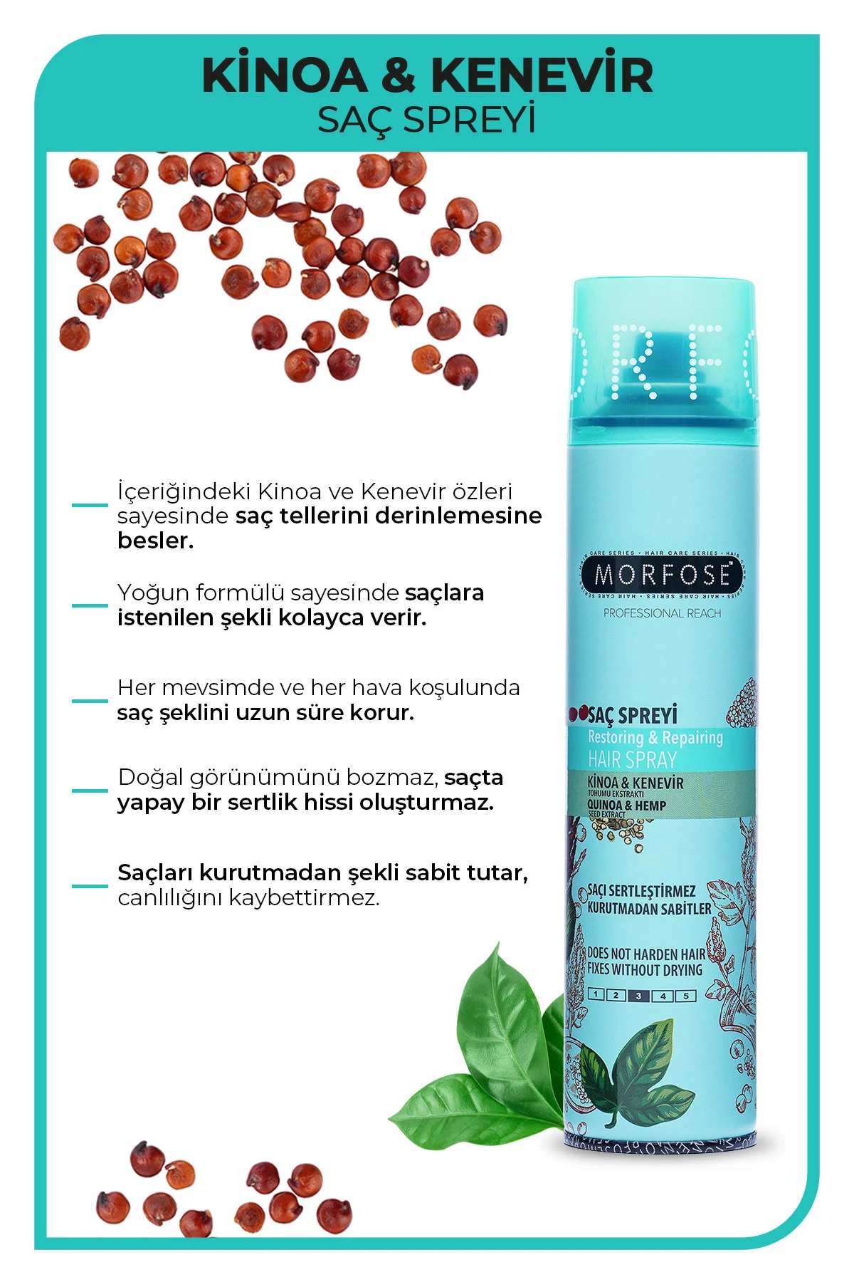 Kinoa Saç Spreyi 250 ml
