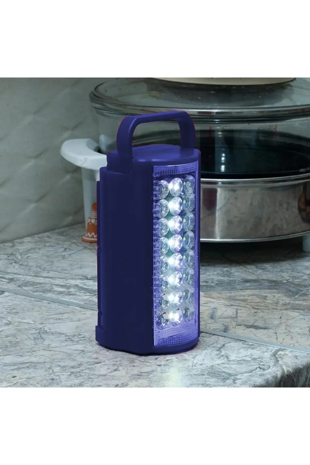 KINSACH KS-824 24 LEDLİ ŞARJLI IŞILDAK (6V4A AKÜLÜ * POWERBANK ÖZ