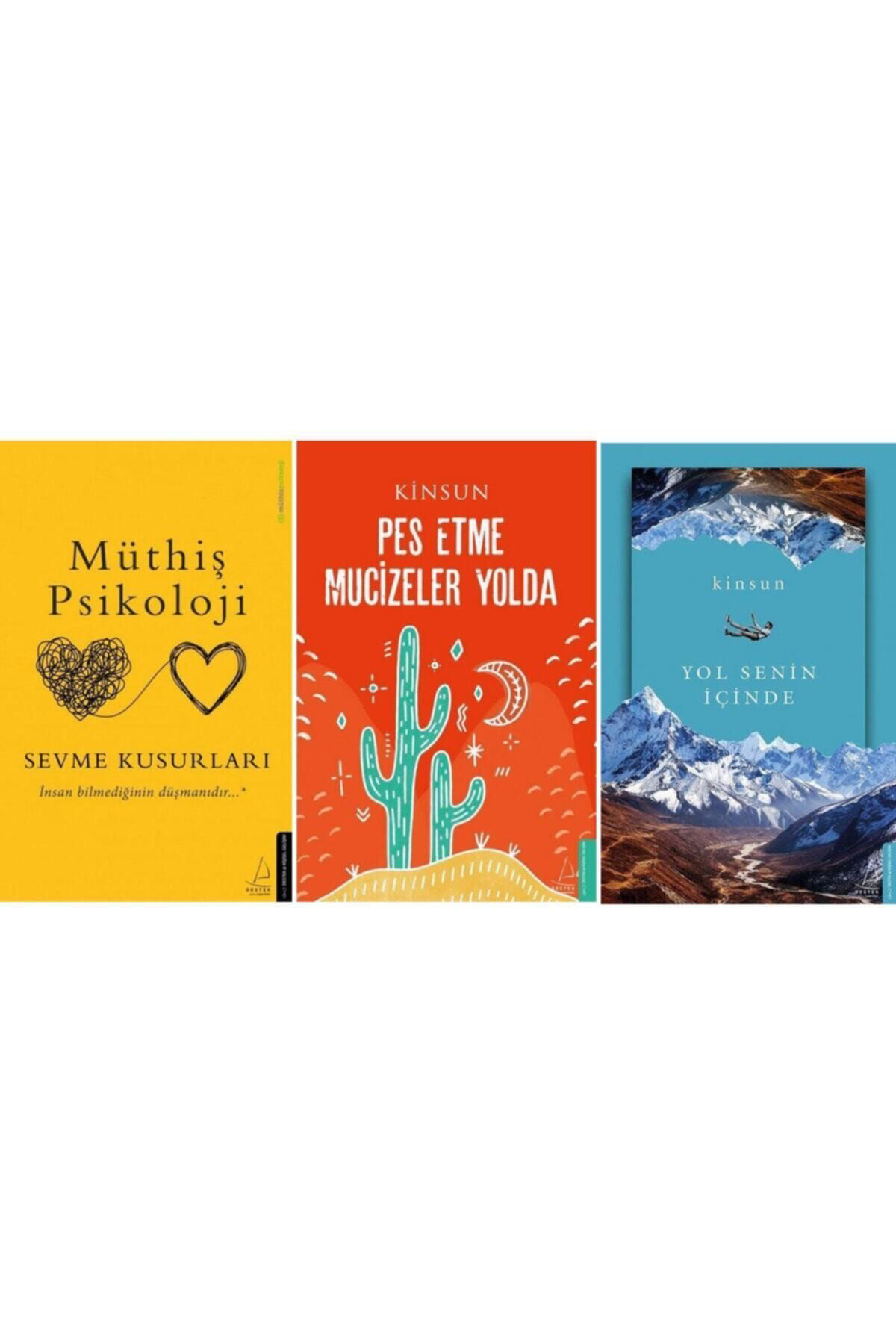 Peta Kitap Kinsun 3 Kitap Set – Müthiş Psikoloji – Pes Etme Mucizeler Yolda – Yol Senin İçinde