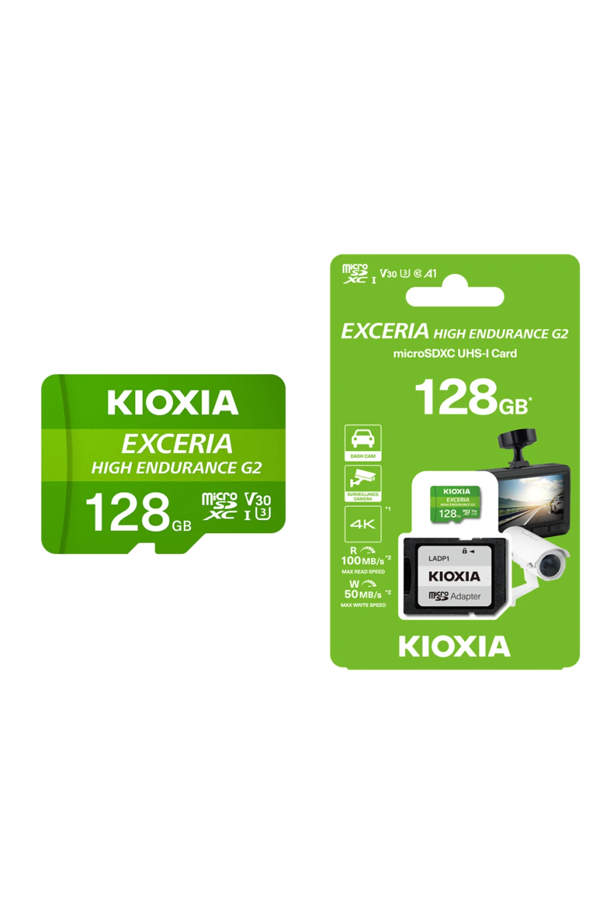 KIOXIA 128GB ExceriaG2, LMHE2G128GG2, A1 V30 4K, CL10, 100Mb/s, M