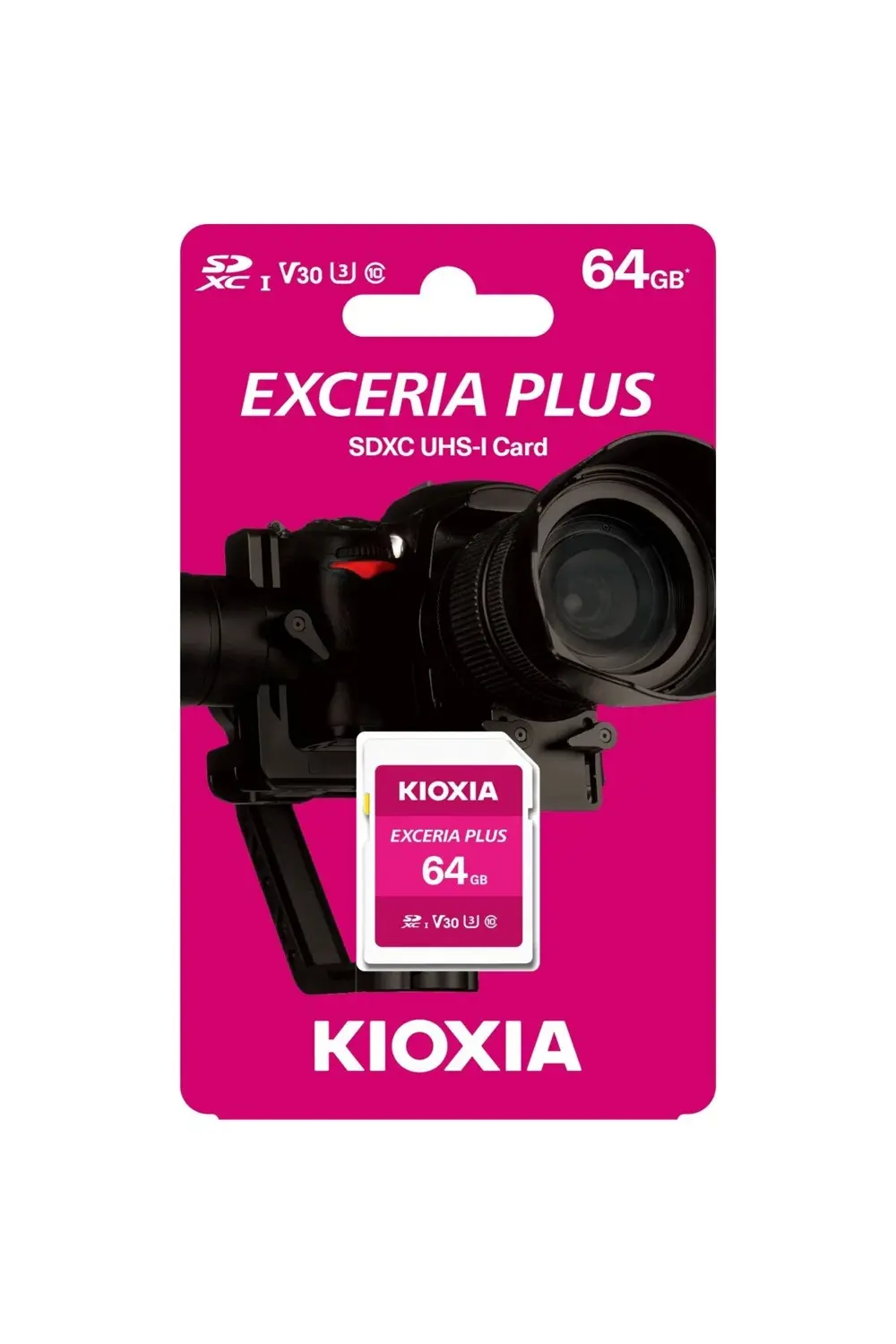 Kıoxıa Excraı Plus 64 Gb V30 U3 A1 Microsd Hafıza Kartı