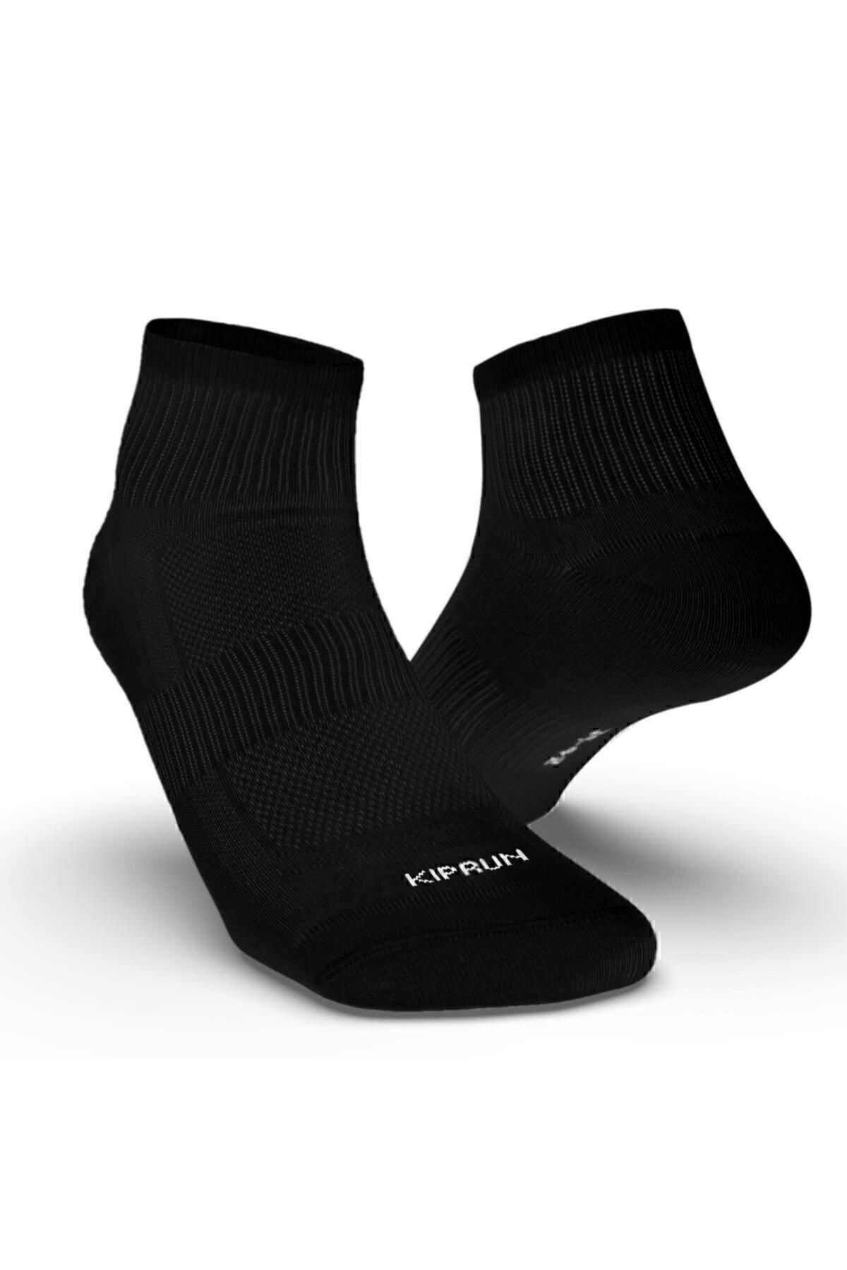 Kiprun Koşu Çorabı - 3'lü Paket - Siyah - Run 100