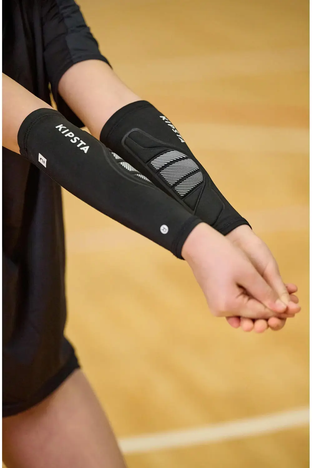 Kipsta Voleybol Kolluk - Siyah/Beyaz - Vap 100