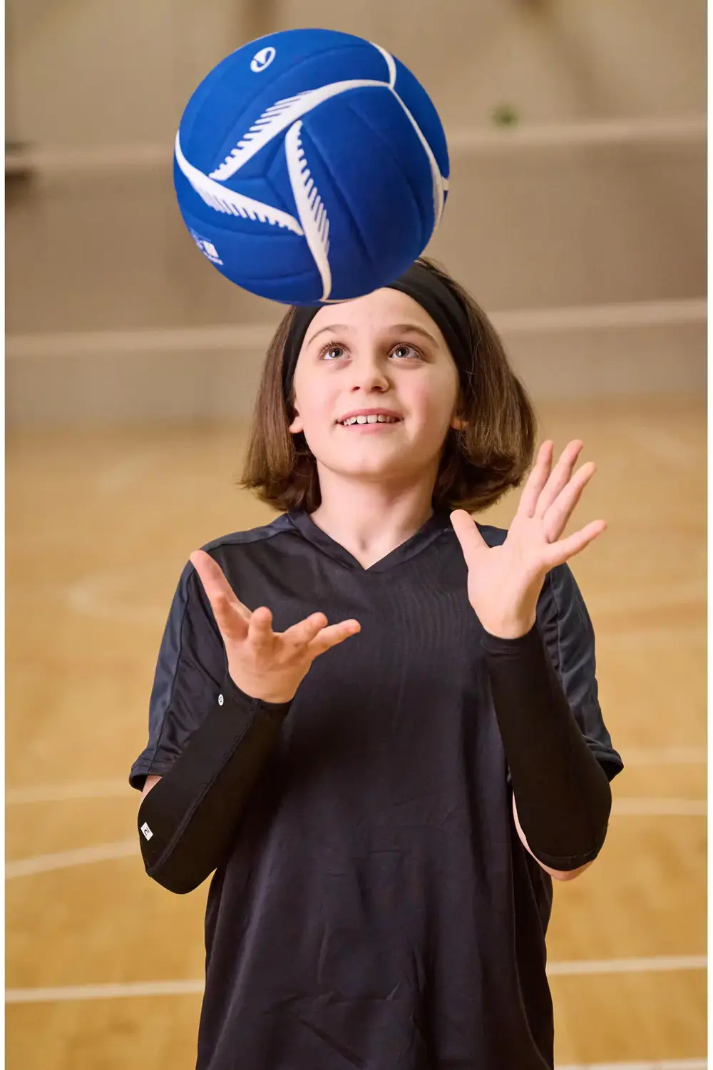 Kipsta Voleybol Topu - 200/220 g - Mavi/Beyaz - VB500 Soft