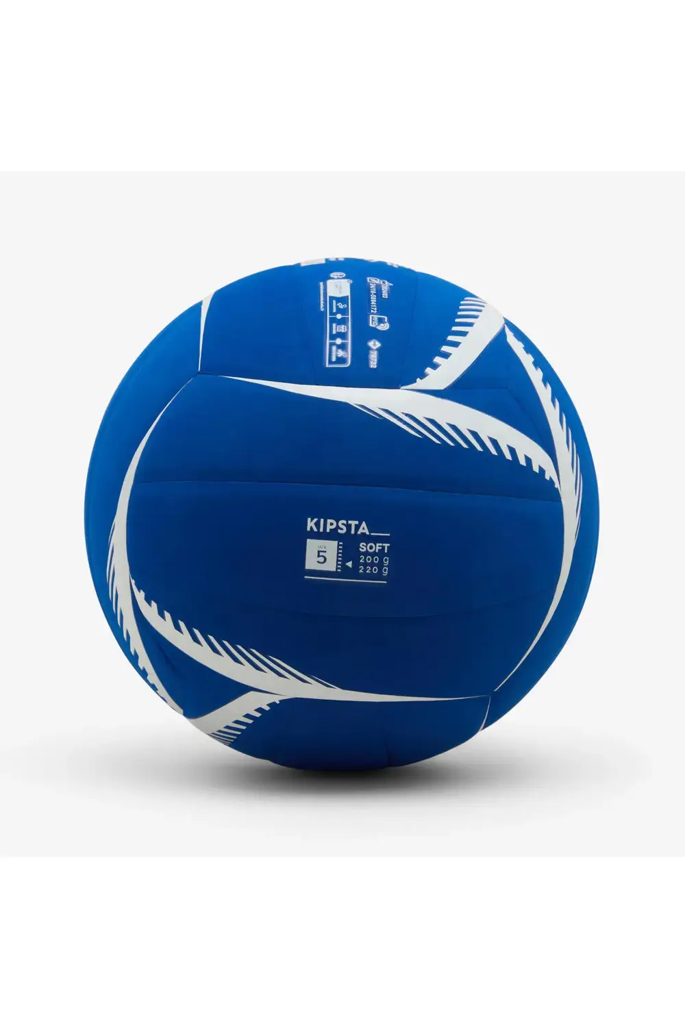 Kipsta Voleybol Topu - 200/220 g - Mavi/Beyaz - VB500 Soft