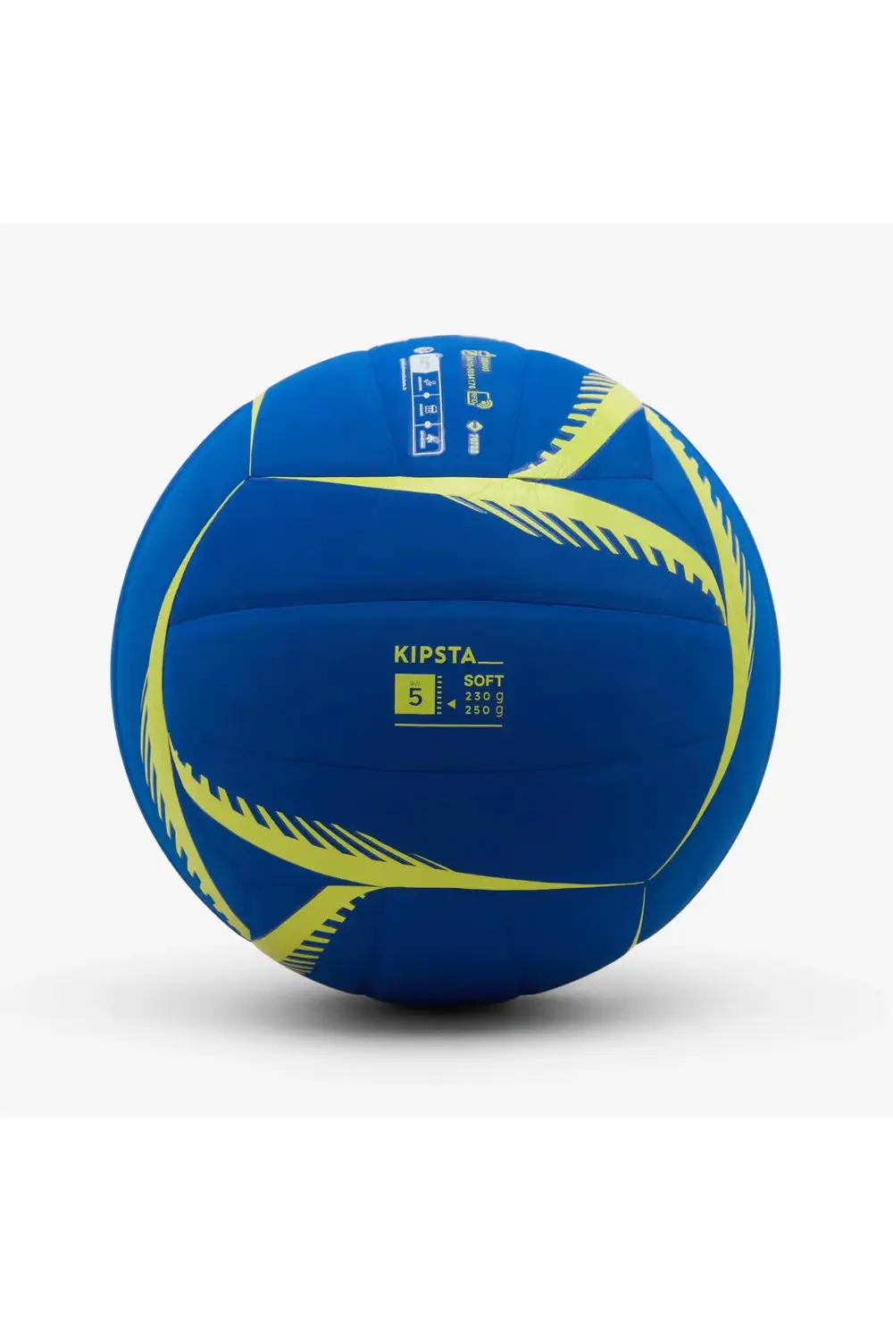 Kipsta Voleybol Topu - 230/250 g - Mavi/Sarı- vb500 Soft