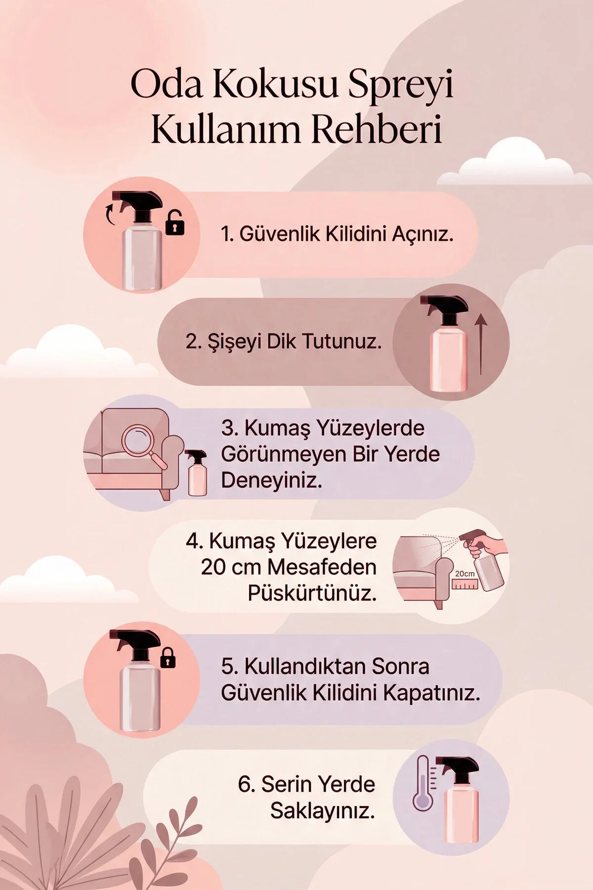 Kır Çiçekleri Sprey Oda Kokusu 500 ml Doğal Ferahlatıcı Çiçeksi Bahar kokusu