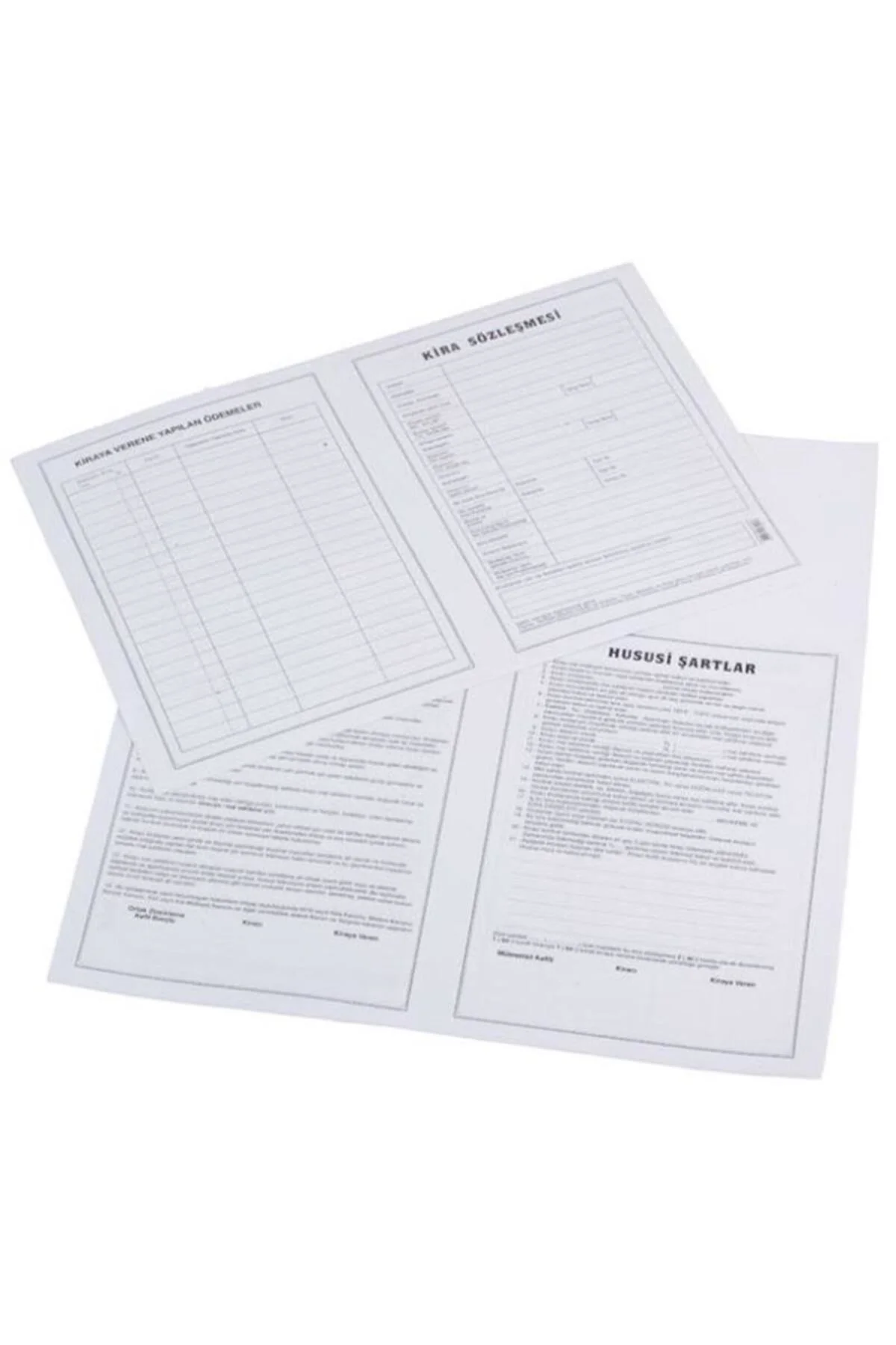 Kira Kontratı 25x35 100'lü Paket
