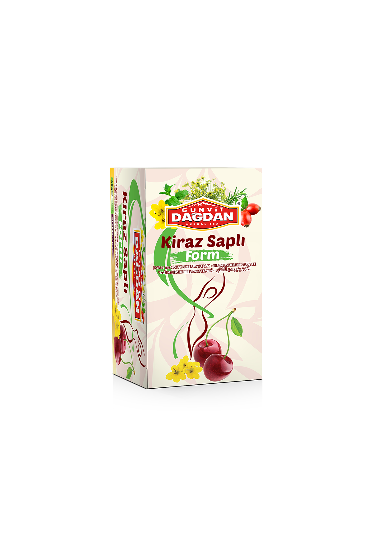 Kiraz Saplı Form Çayı  Bardak Poşet 20’li