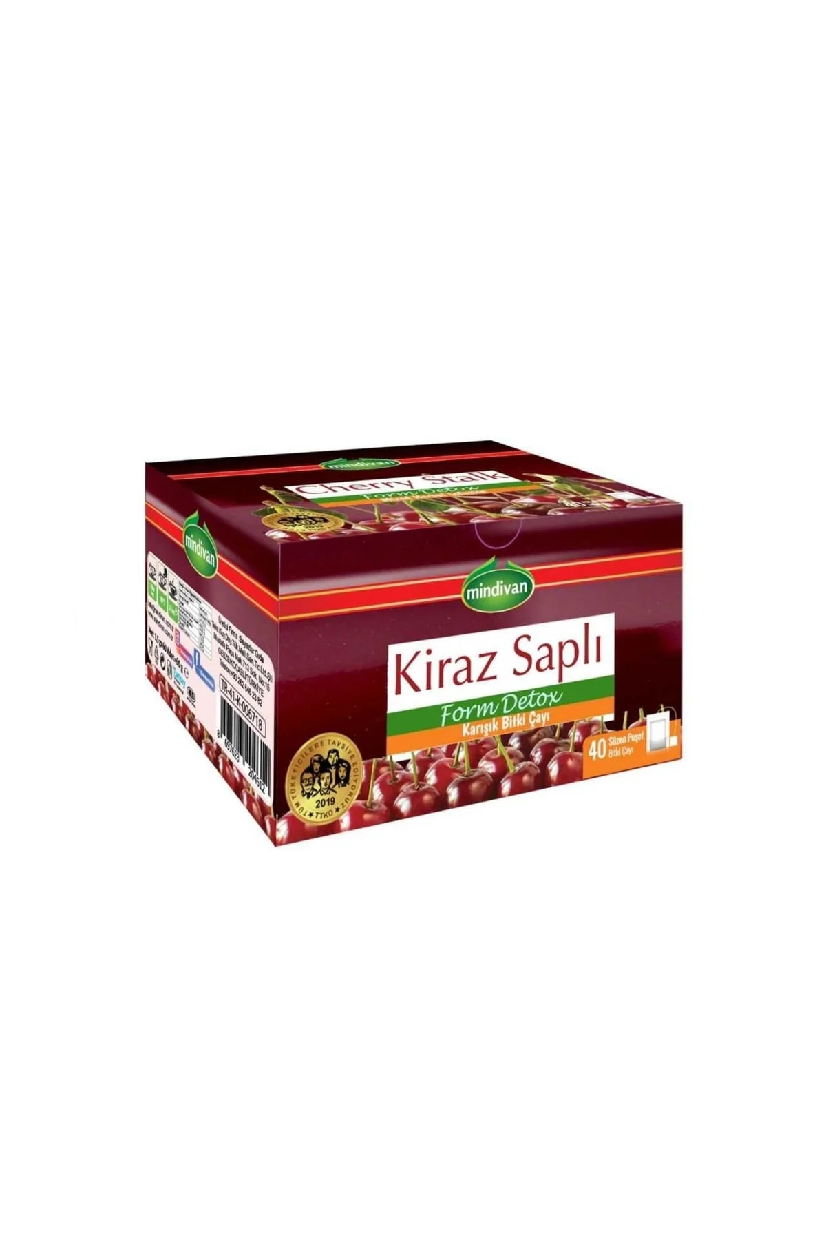 Kiraz Saplı Karışık Bitki Çayı (form) 40'lı Poşet Çay Kiraz Saplı Karışık Bitki Çayı (form) 40'lı Poşet Çay