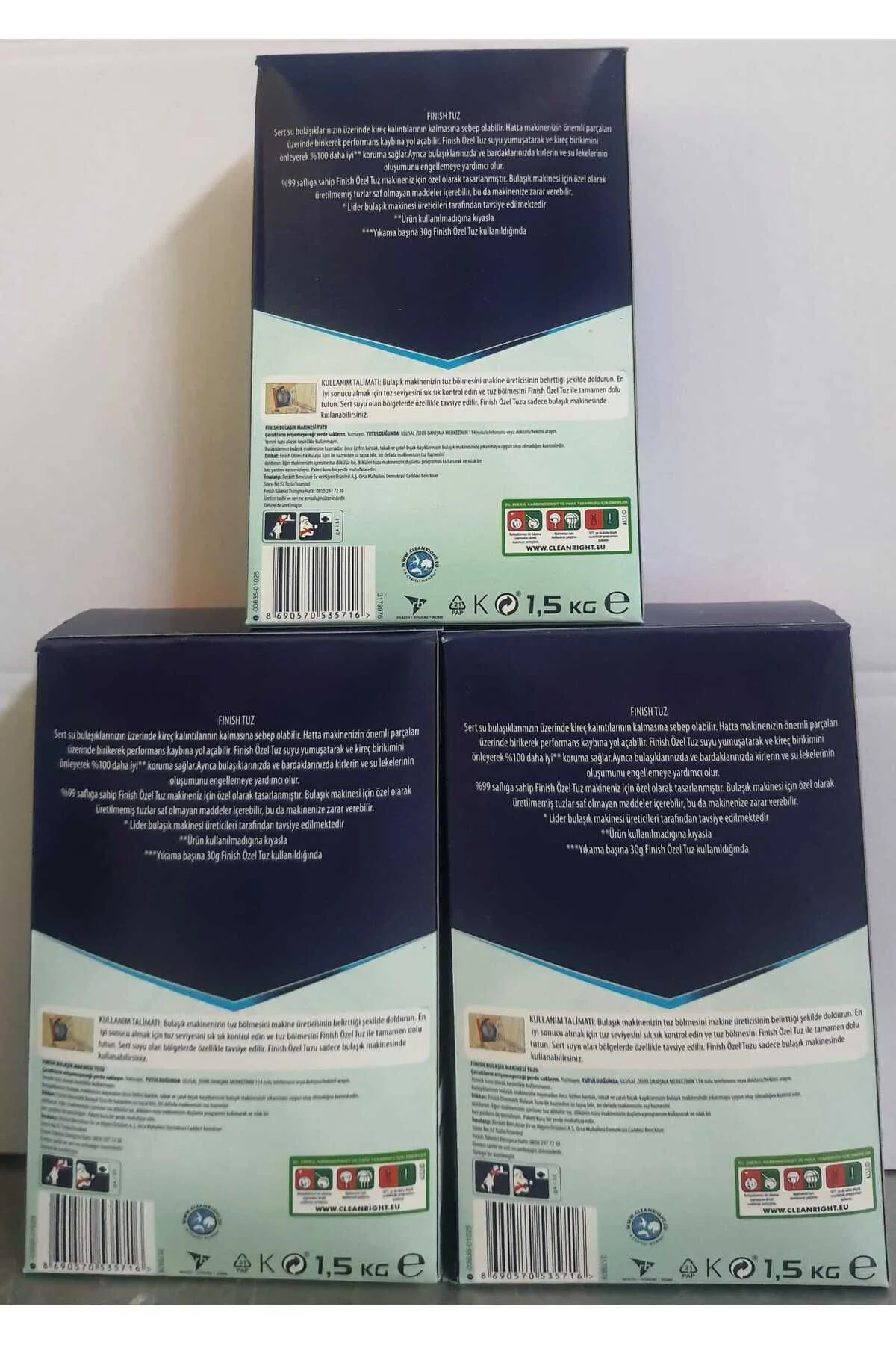 Kireç Kalıntılarına Karşı Koruyucu Bulaşık Makinesi Tuzu 4500 G (