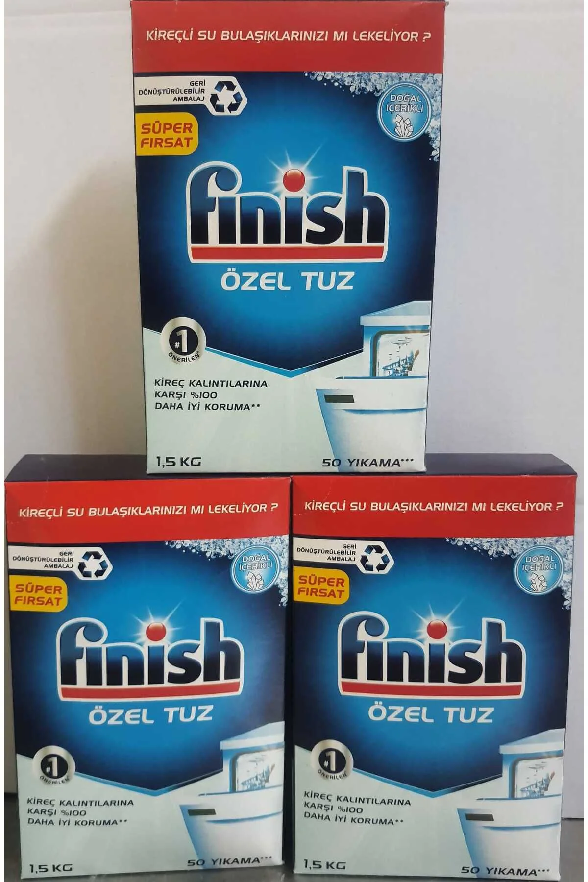 Kireç Kalıntılarına Karşı Koruyucu Bulaşık Makinesi Tuzu 4500 G (