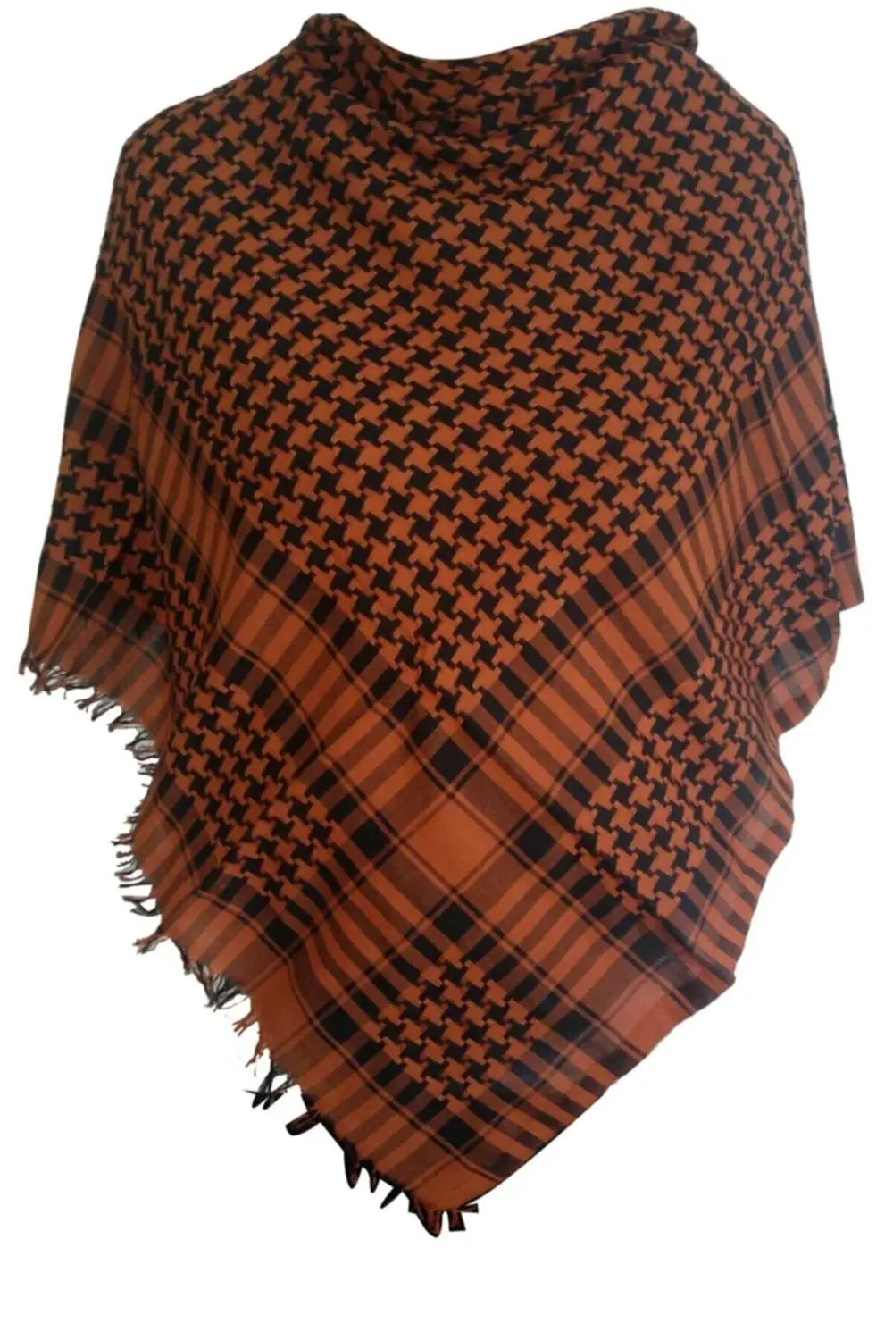 Kiremit Siyah Etnik Puşi Askeri Puşi