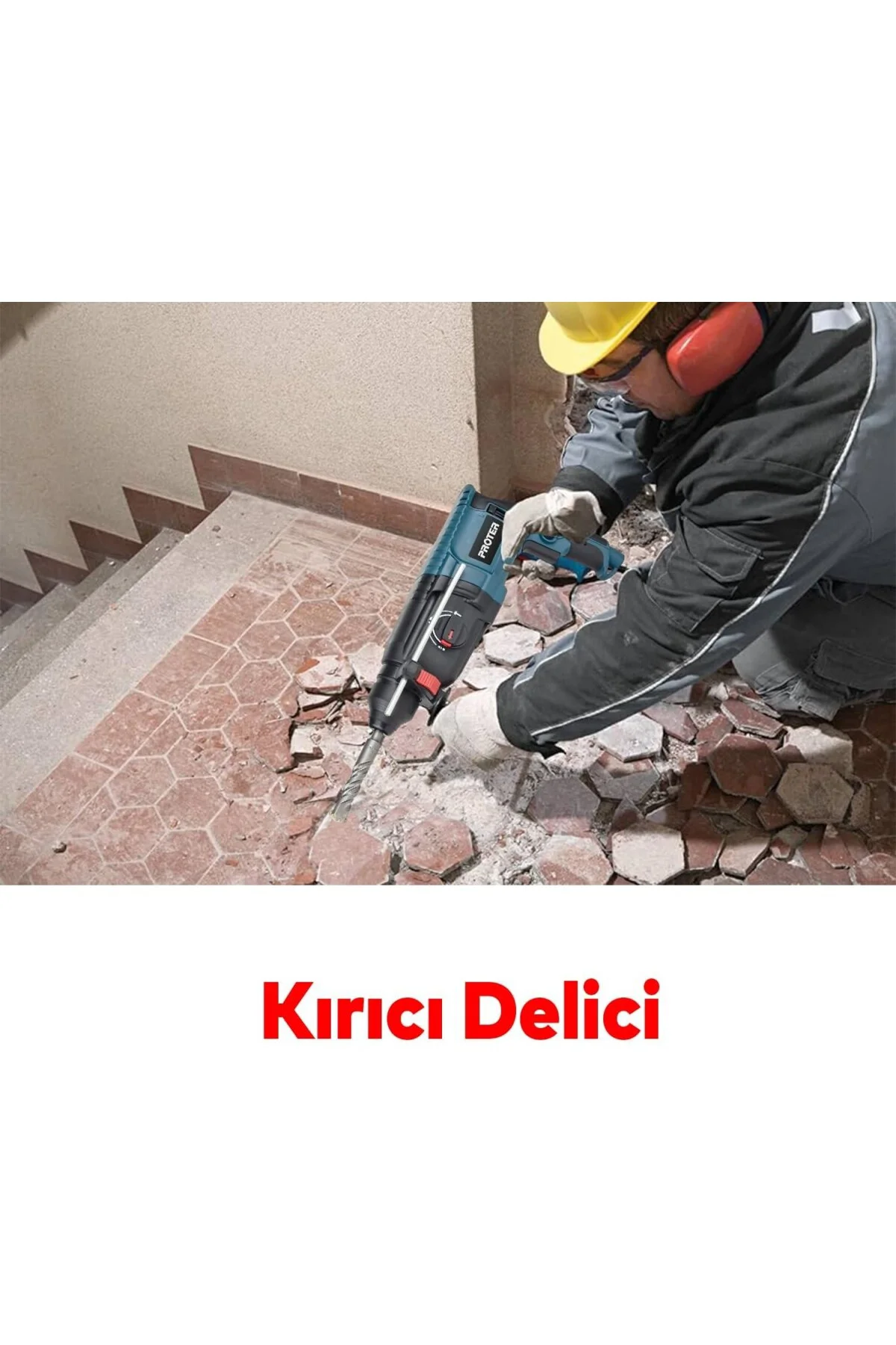 Kırıcı Delici Darbeli Matkap 800 W Ahşap Metal Beton Elektropnöma