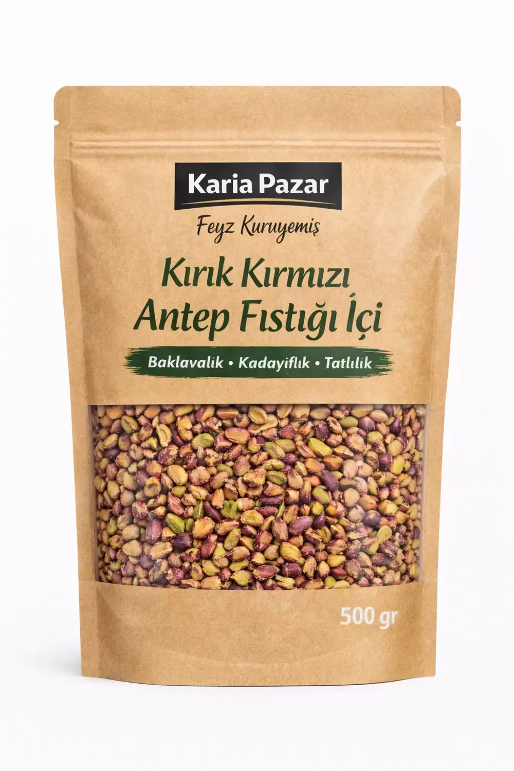 Kırık Kırmızı Antep Fıstığı 500 Gr | Baklavalık Kadayıflık Yemekl