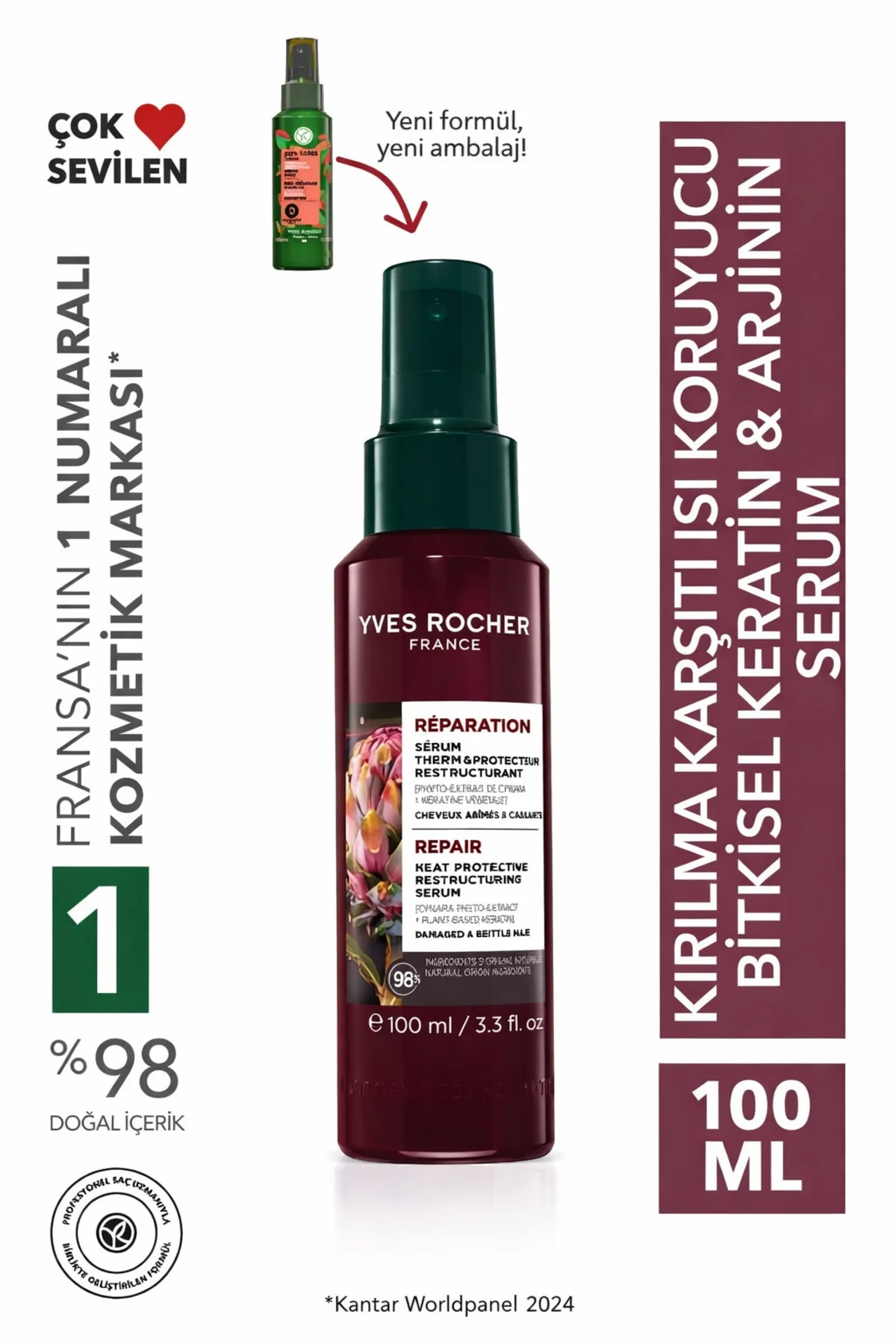 Kırılma Karşıtı Prebiyotik Serum - Yıpranmış Saçlar / Reparation 