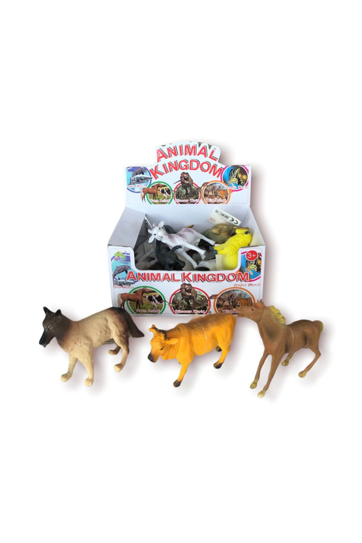 Oyuncak Store Kırılmaz 12 Li Çiftlik Hayvanları Figür Oyuncak 11 Cm