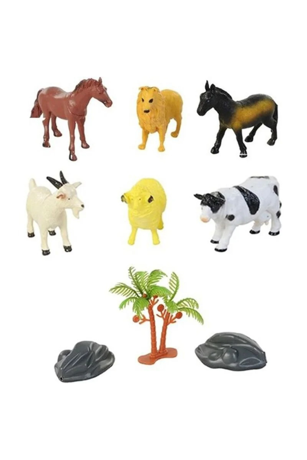 Oyuncak Store Kırılmaz Çiftlik Hayvanları Seti - Farm Animals Set 9 Parça