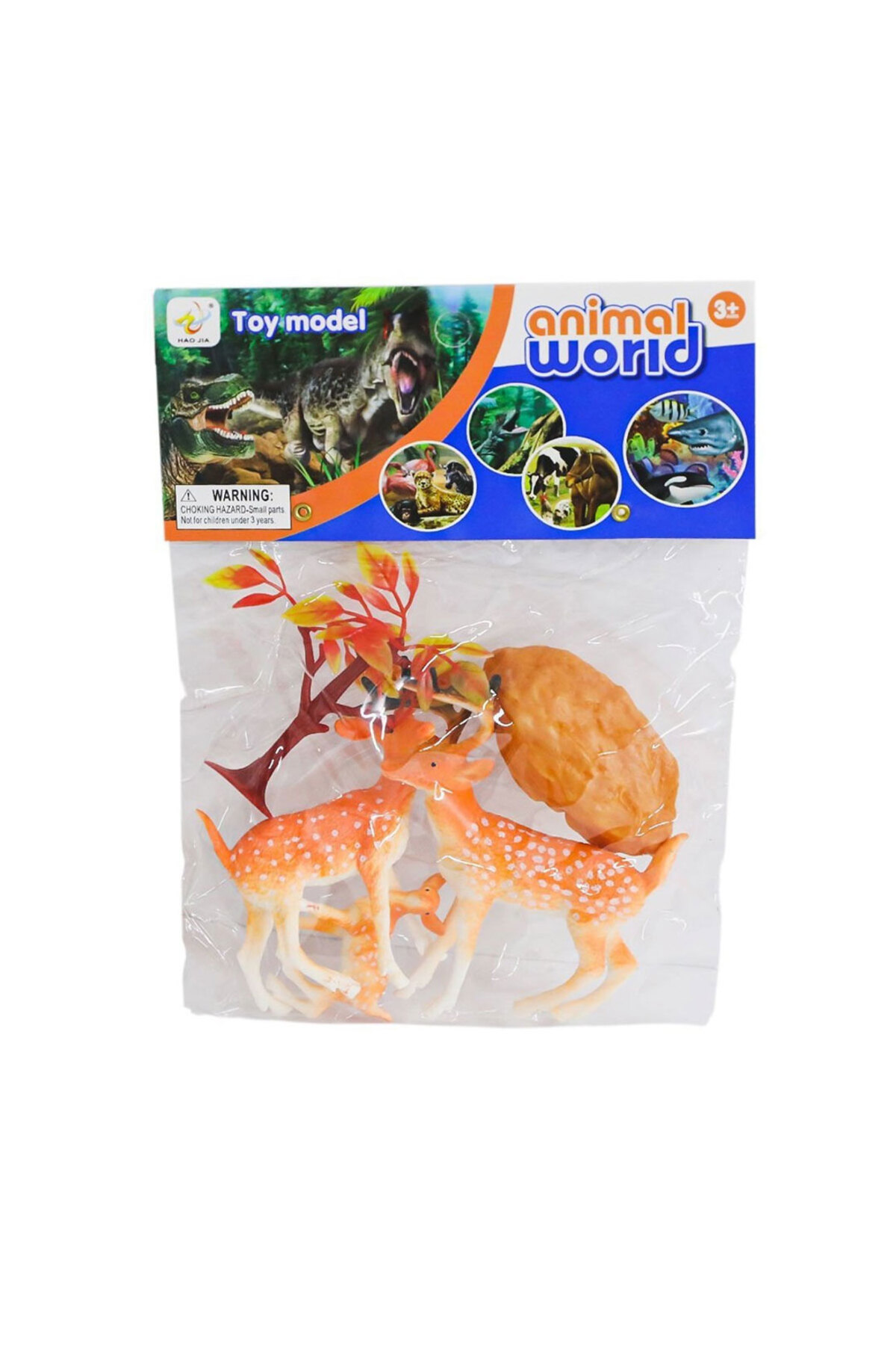 Oyuncak Store Kırılmaz Geyik Ailesi Hayvan Figür Seti 5 Parça