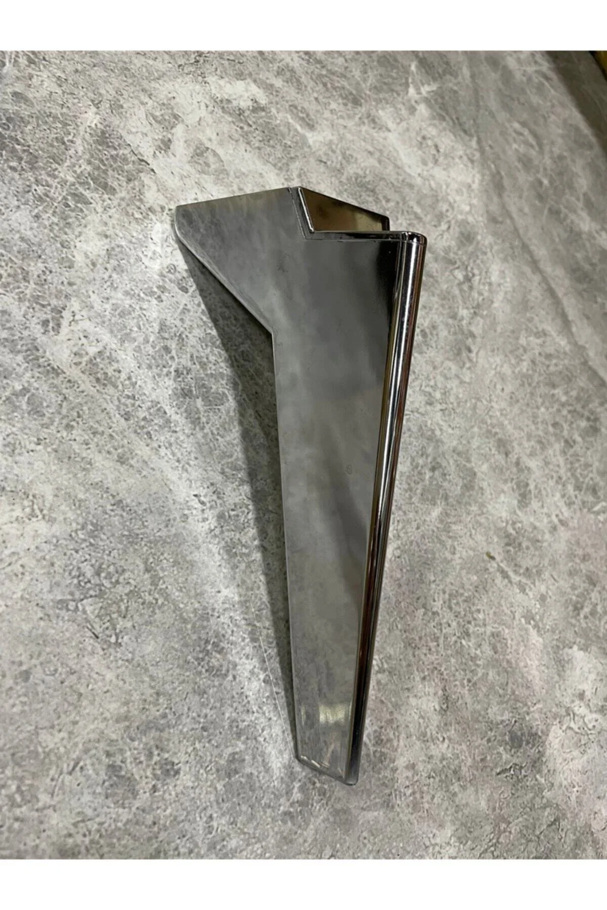 Kırılmaz Plastik Platin 19 Cm Krom Sert Plastik Mobilya Kanepe Ko