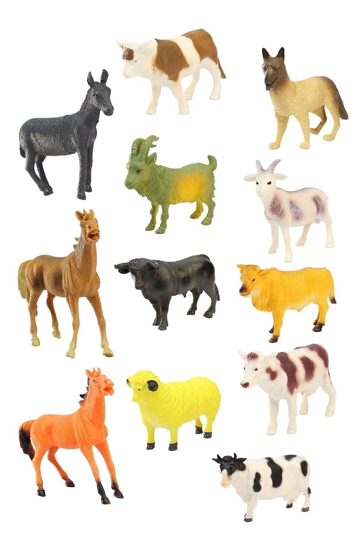 Oyuncak Store Kırılmaz Tekli Çiftlik Hayvanları Figür Oyuncak 11 Cm 1 Adet