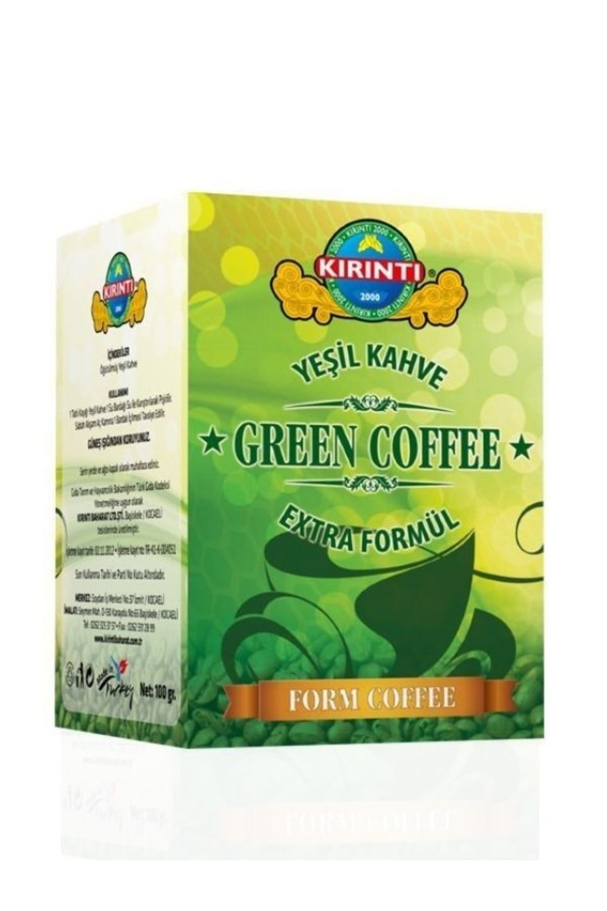 Aleyna Bitkisel Kırıntı Yeşil Kahve - Green Coffea Extra Formül