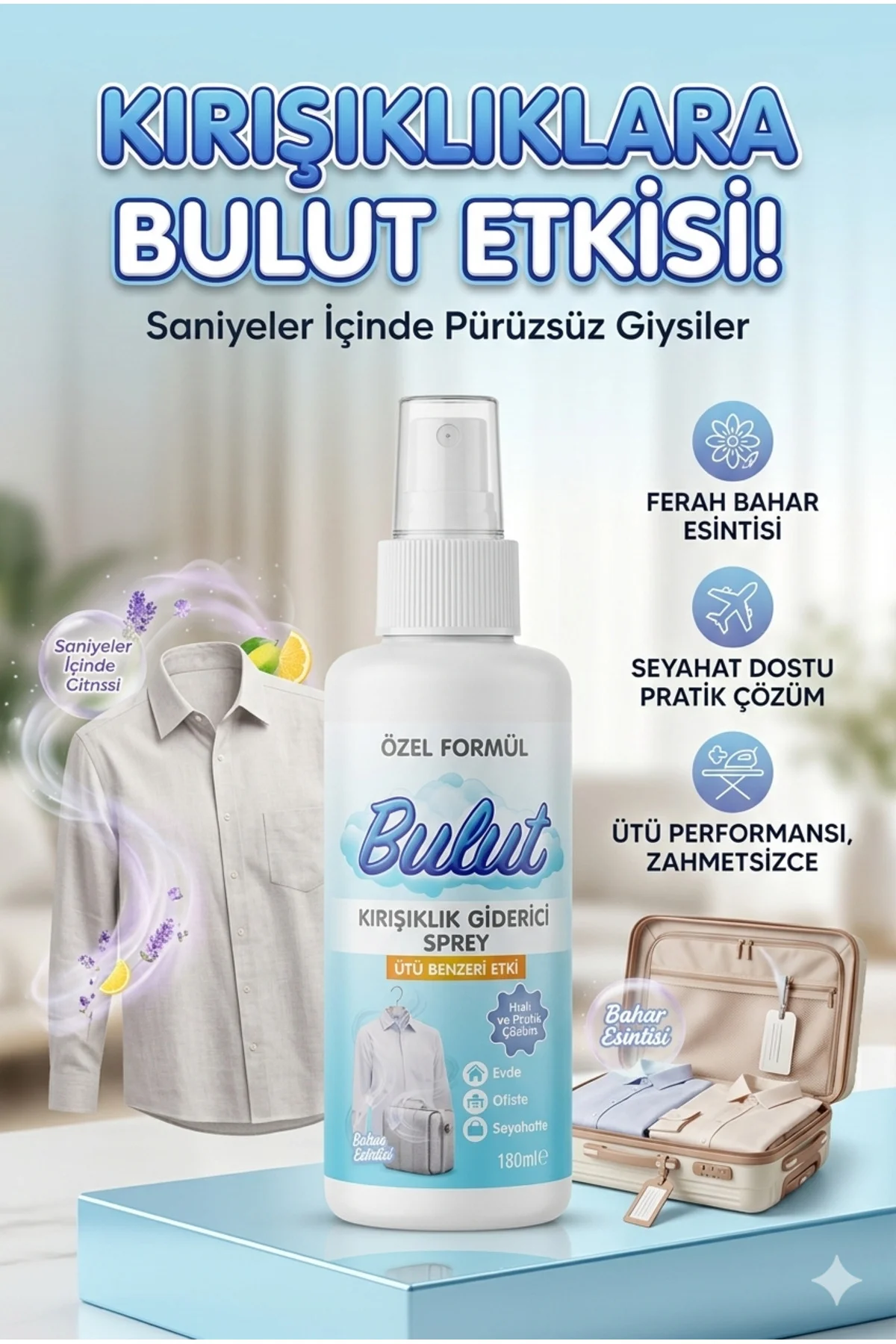 KIRIŞIKLIK GİDERİCİ SPREY 180 ML Fiyatı, Yorumları ve Özellikleri