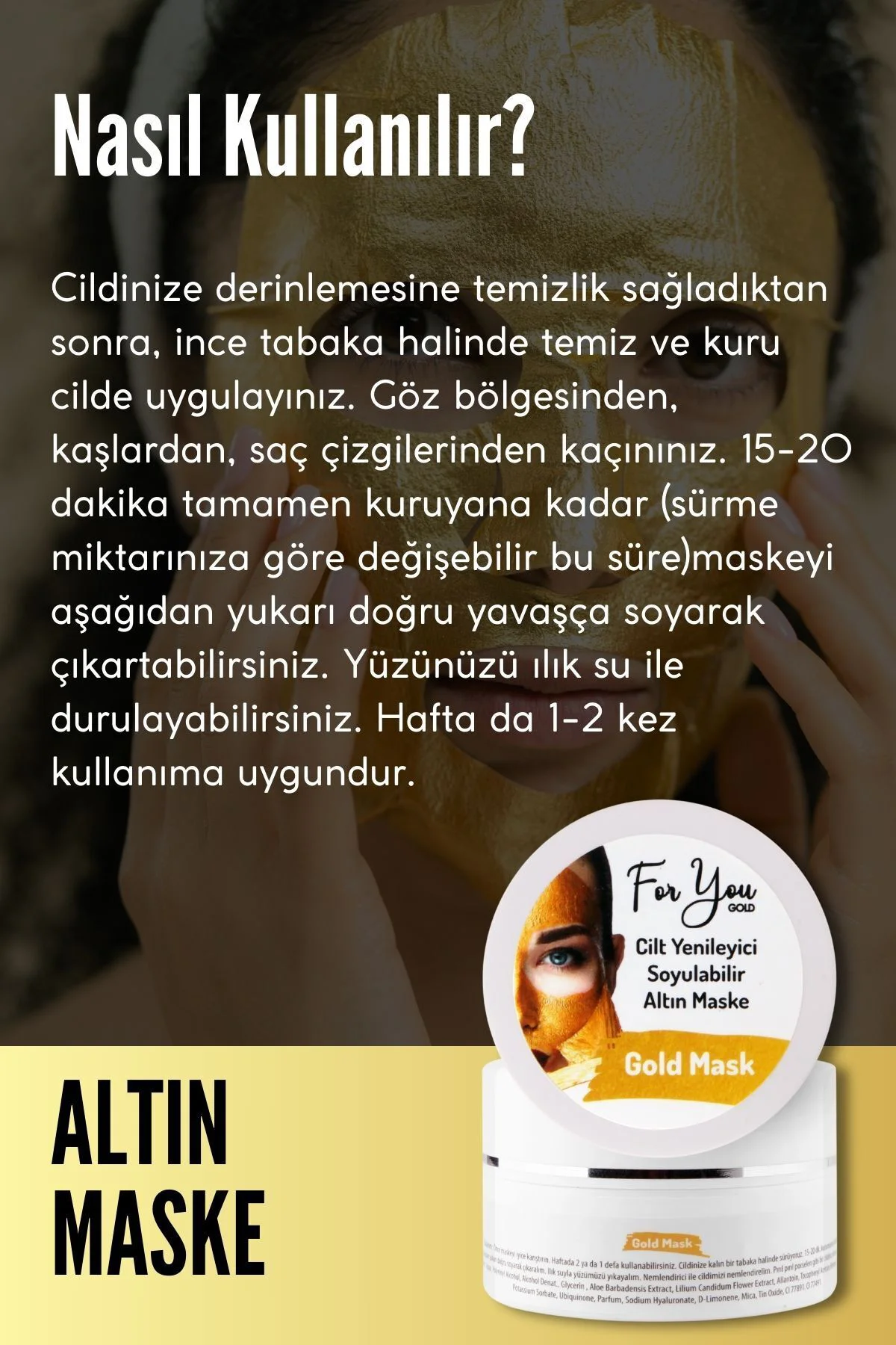 Kırışıklık Karşıtı, Aydınlatıcı, Anti- Aging Etkili Soyulabilen A