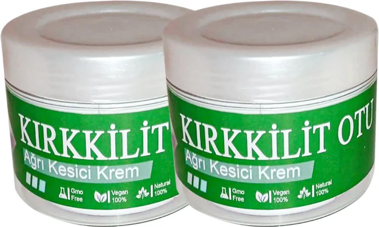 Kırkkilit Otu Kremi 150 ml Büyük Boy 2 Adet - Ağrıları Teskin Edici Bitkisel Krem