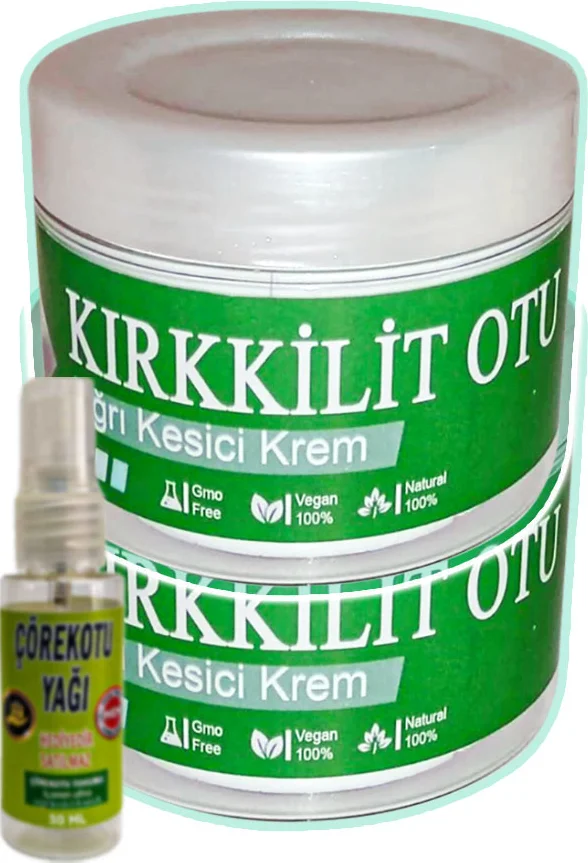 Kırkkilit Otu Kremi 2'li Set + Çörek Otu Yağı – Cilt Bakımında Doğal Çözüm