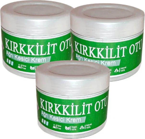 Kırkkilit Otu Kremi 150 ml x 3 Adet – Eklemler ve Kas Ağrıları İçin Doğal Krem