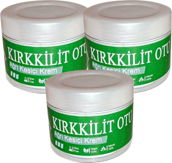 Kırkkilit Otu Kremi 150 ml 3 Adet - Ağrıları Teskin Edici Bitkisel Krem