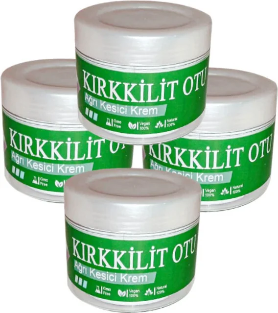 Kırkkilit Otu Kremi 4'lü Paket - Etkili Ağrı Kesici ve Kas Gevşetici