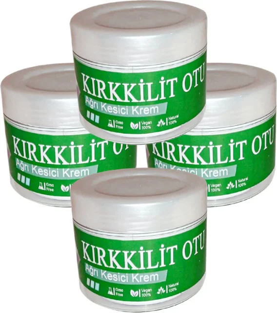 Kırkkilit Otu Kremi 4'lü Paket 150 ml – Büyük Boy Ağrı Teskin Edici Krem