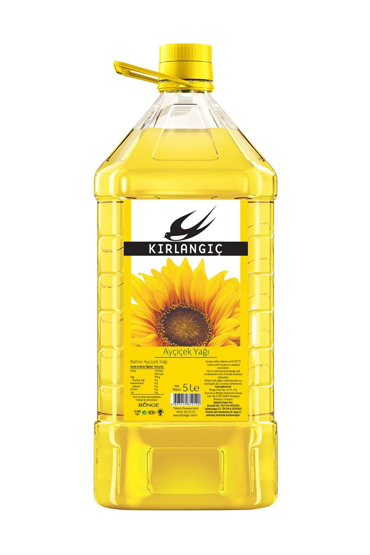 KIRLANGIÇAyçiçek Yağı Pet 5 L