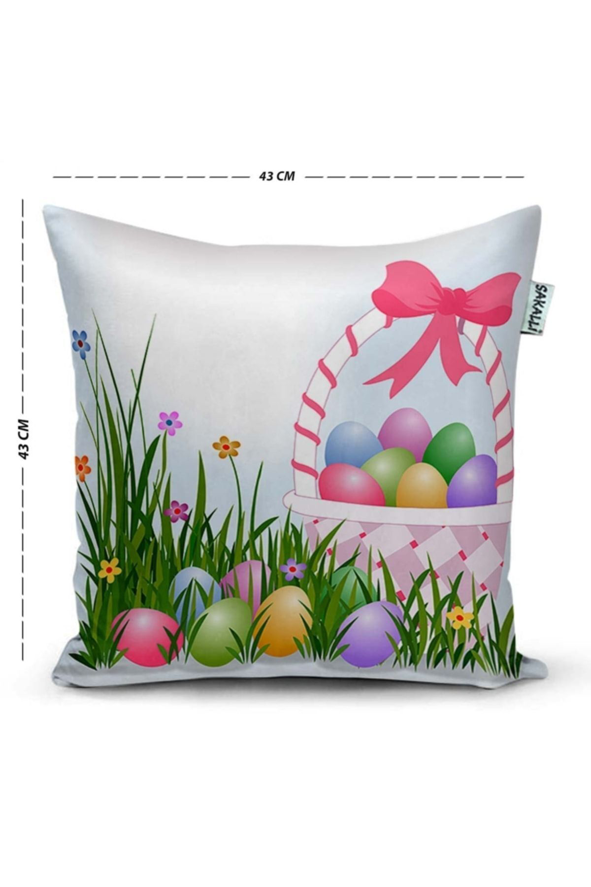 Kırlent Paskalya Temalı Dekoratif Kırlent Kılıfı