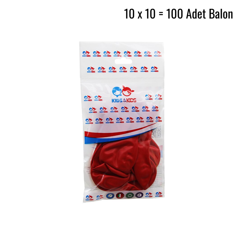KIRMIZI 100PCS BALON G-90A (4741)