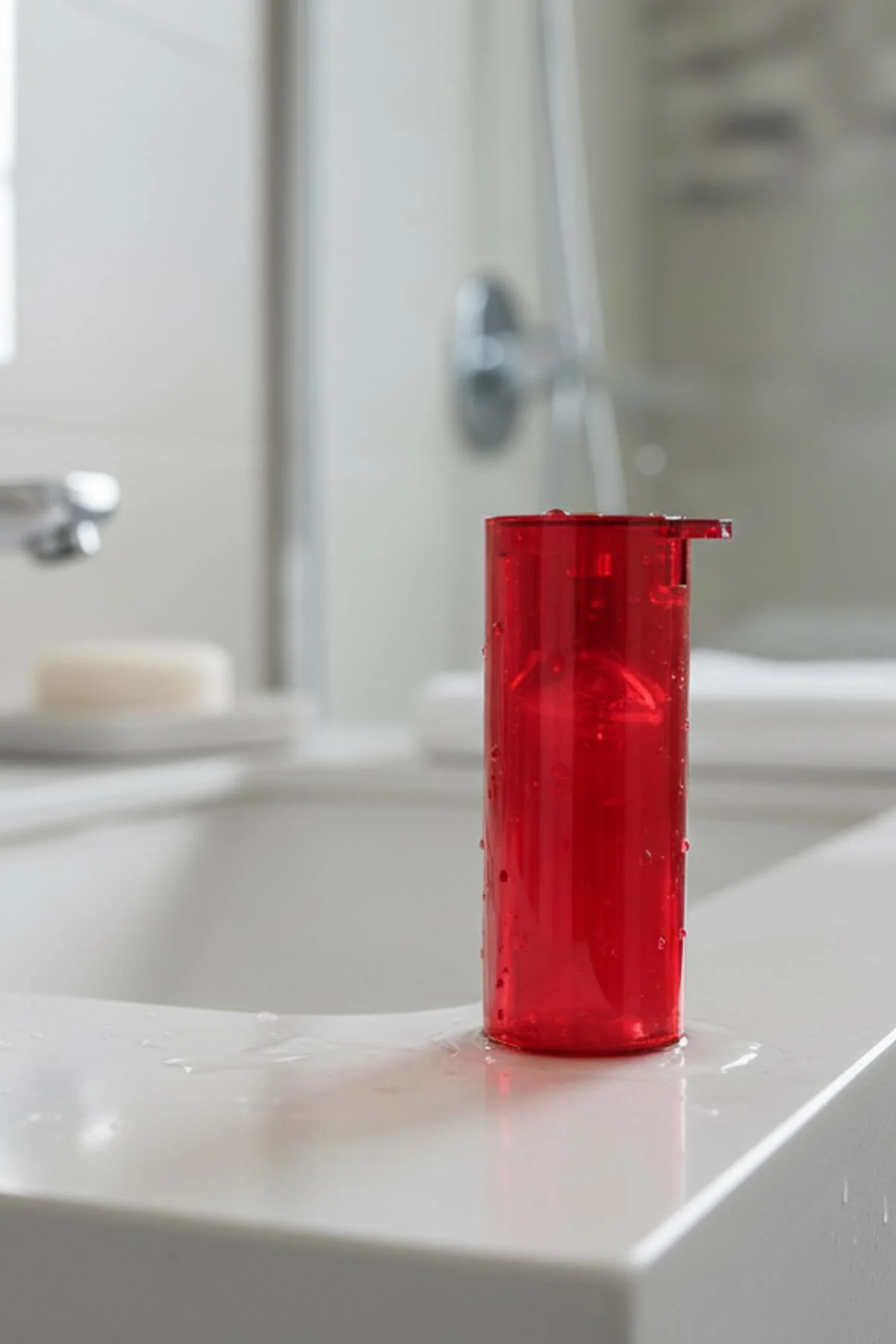 Kırmızı Akrilik Sıvı Sabunluk 250 ml Kırmızı Akrilik Sıvı Sabunluk 250 ml