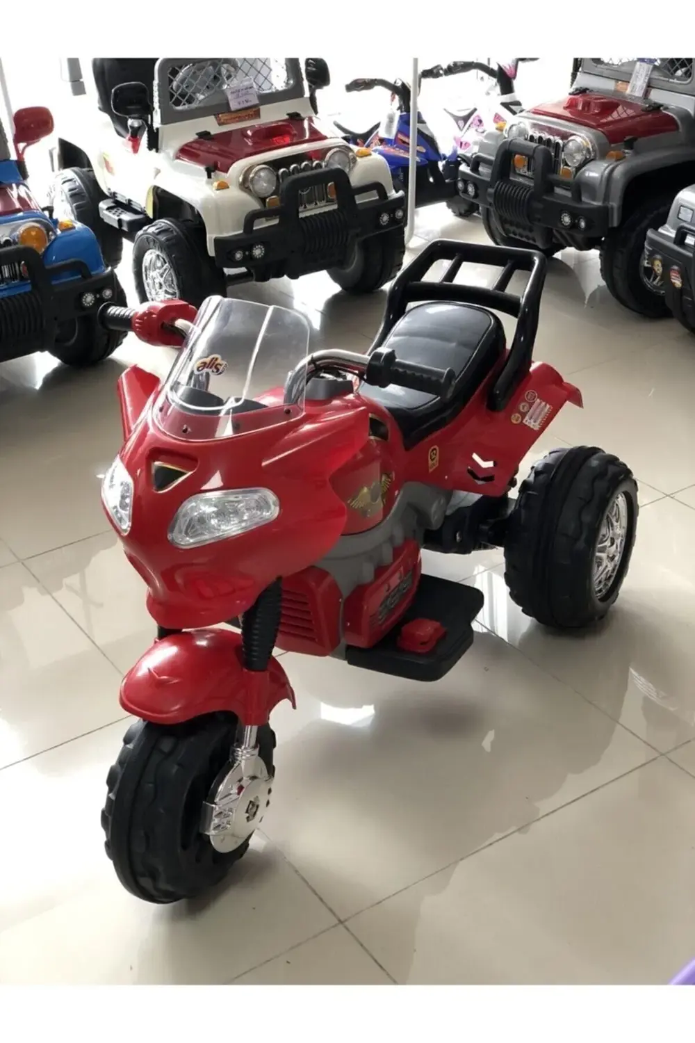 Kırmızı Aliş Go Way 404 12v. Turbo 3-7 Yaş Dev Akülü Motor