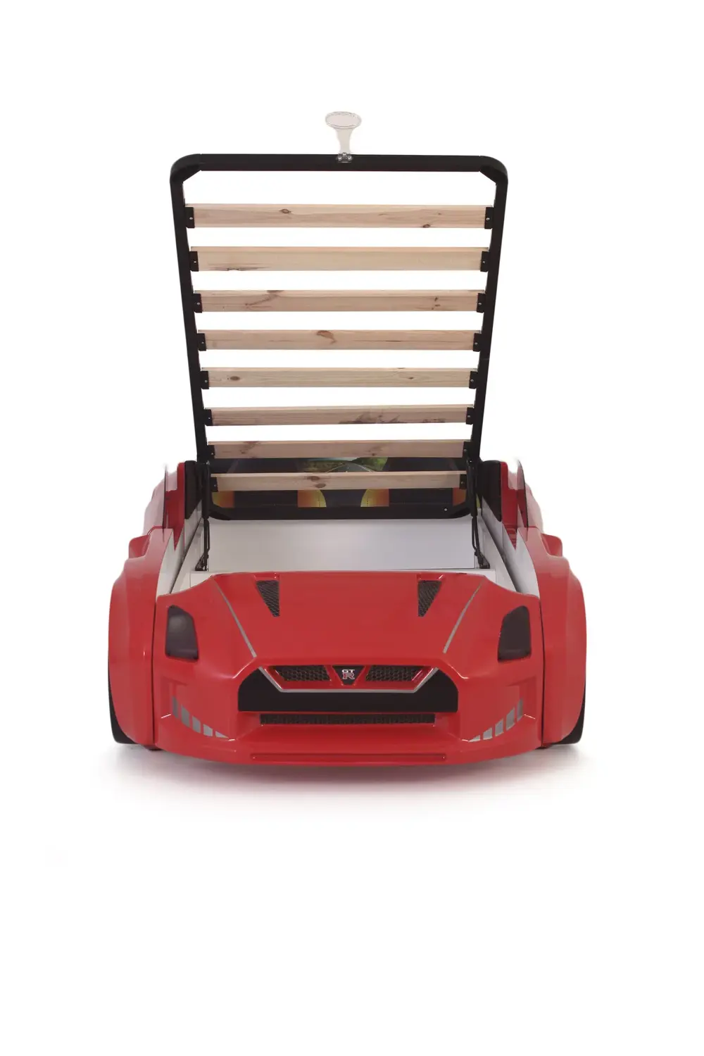 Kırmızı Arabalı Yatak Kapıları Açılan GTR Full Ledli Kumandalı ve