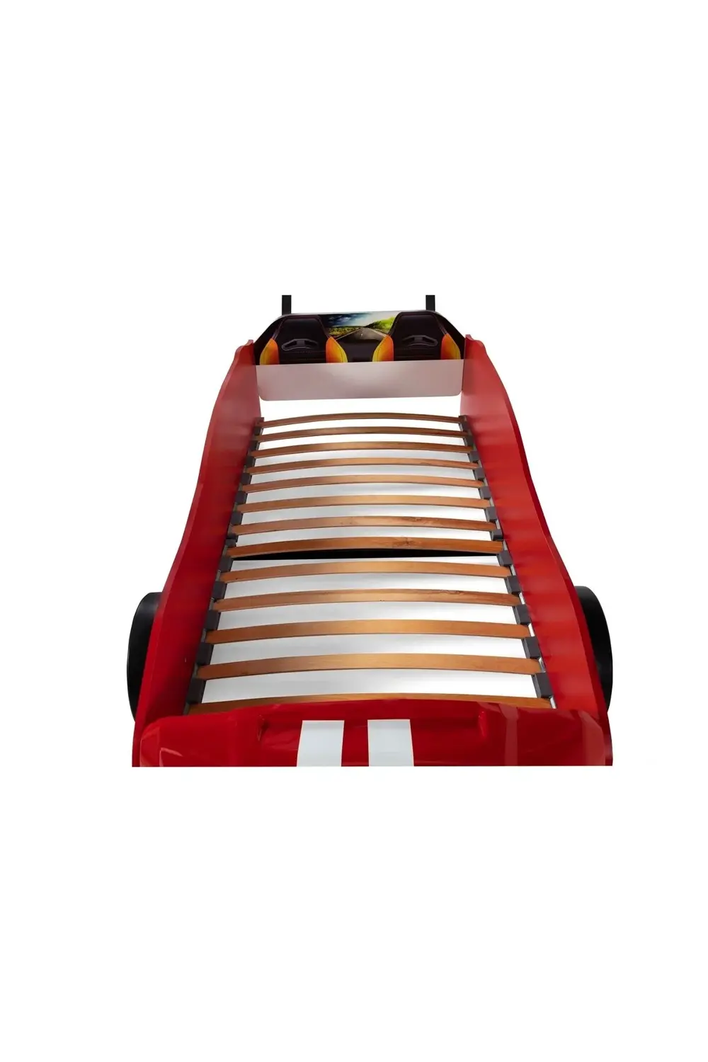 Kırmızı Arabalı Yatak Sport Mst Işıklı