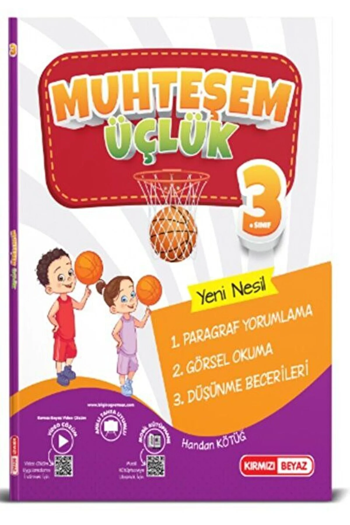 Kırmızı Beyaz 3. Sınıf Muhteşem Üçlük (Paragraf-Görsel Okuma-Düşü Fiyatı, Yorumları ve Özellikleri
