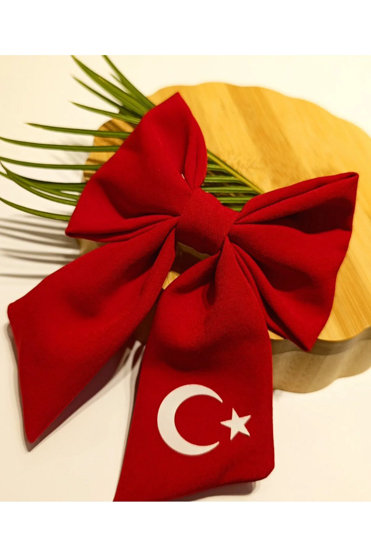 Kırmızı Beyaz Kurdela Toka