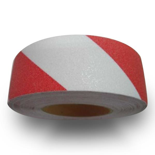 Evimdeyokyok Kirmizi Beyaz Merdiven Ve Zemin Kaydirmaz Kaymaz Bant 50Mm X 25Mt
