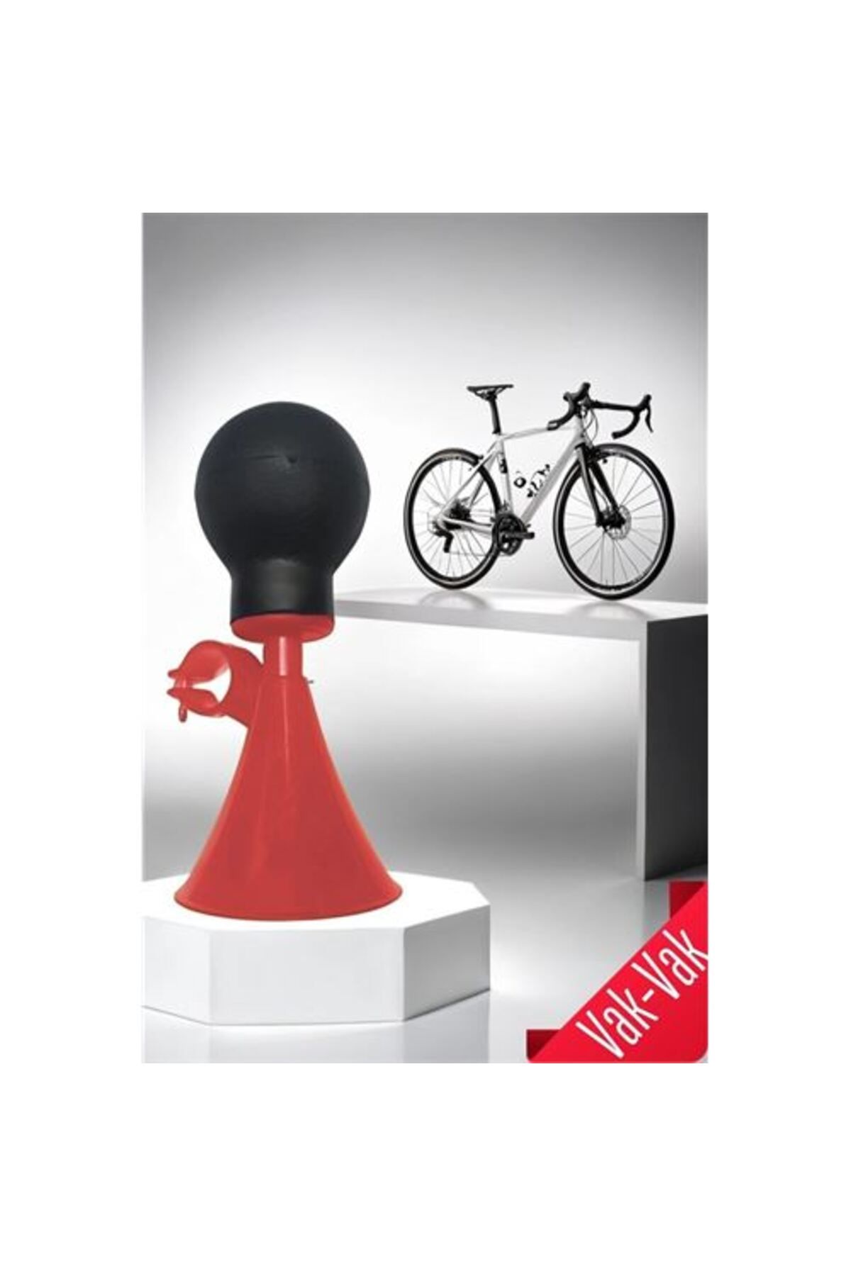 Kırmızı Bisiklet Kornası VakVak