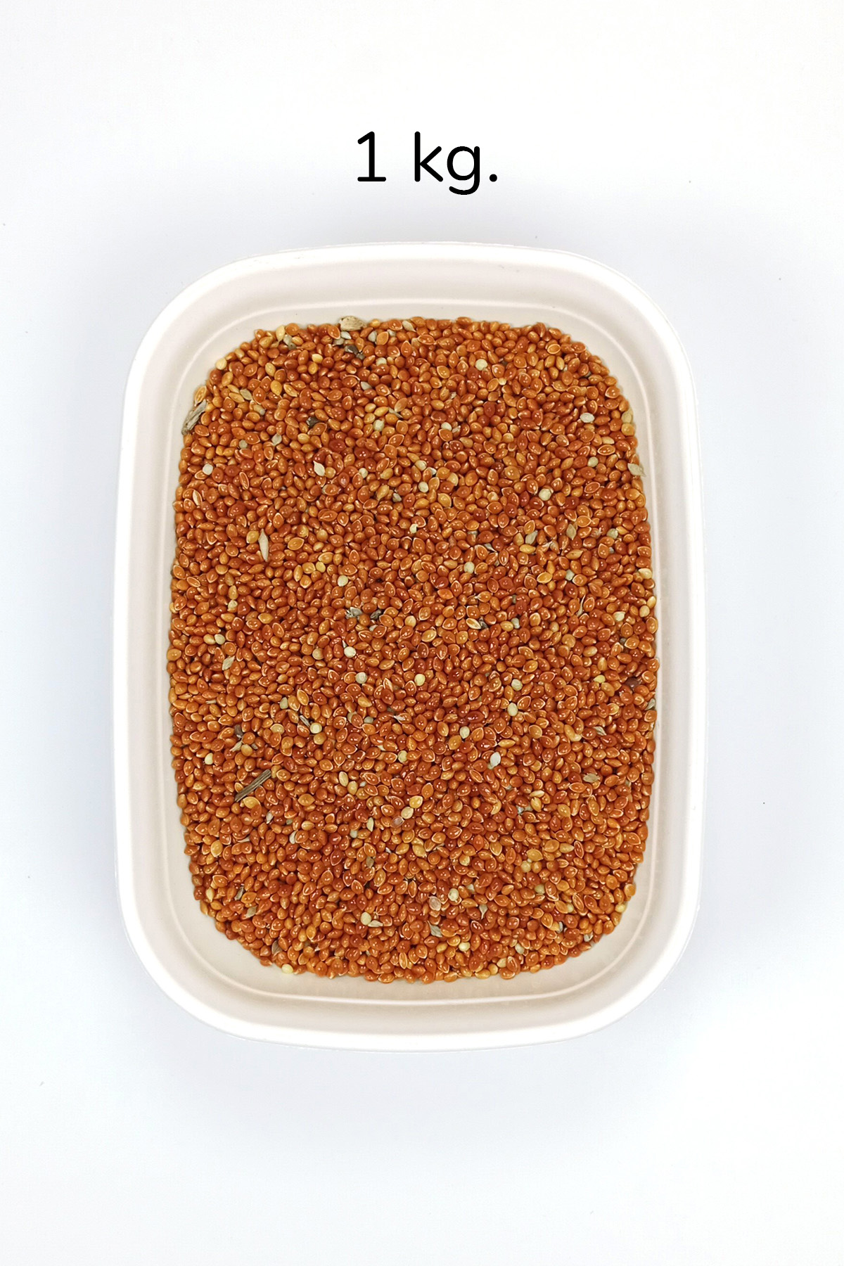 Kırmızı Darı Sade Tozsuz Doğal Taze Kuş Yemi - 1 kg
