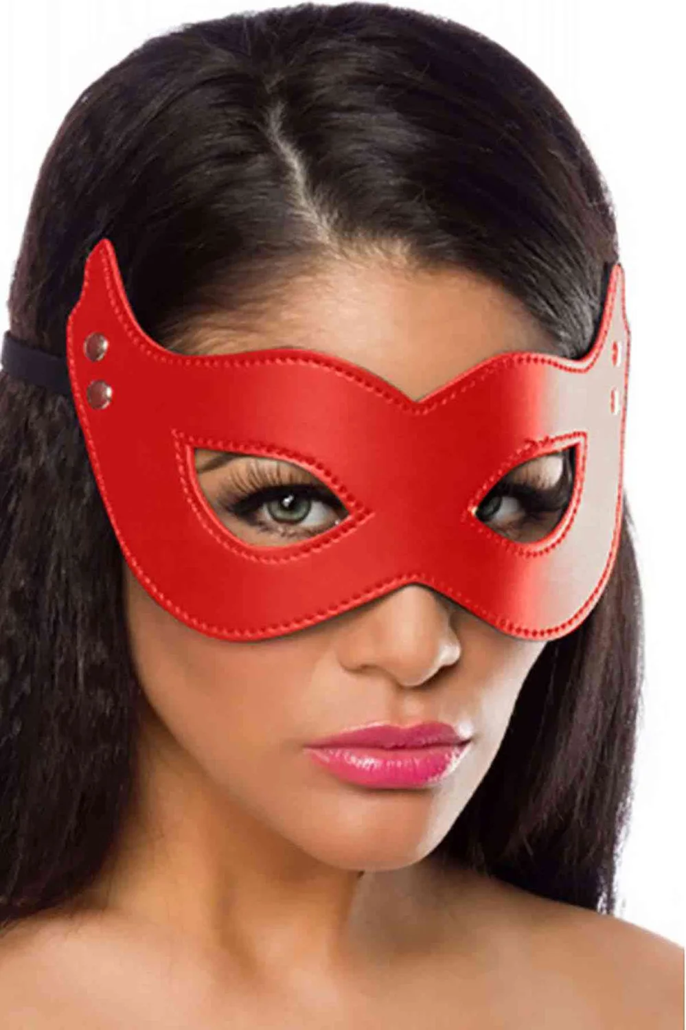 Kırmızı Deri Maske - Şık ve Rahat Koruyucu Maske Fiyatı, Yorumları ve Özellikleri
