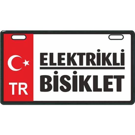 Alkan Mb Kirmizi Elektrikli Bisiklet E-Bike Plakalik