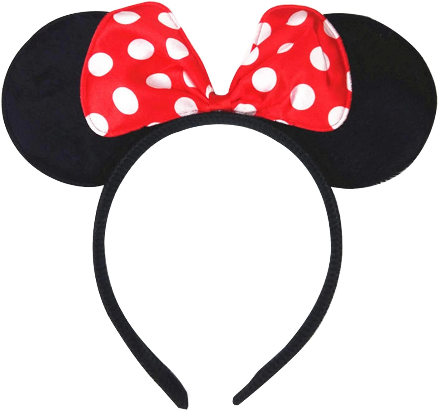 Kırmızı Fiyonklu Minnie Mouse Taç Fare Tacı Kafa Bandı Kırmızı Fiyonklu Minnie Mouse Taç Fare Tacı Kafa Bandı